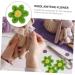 NUOBESTY 20 Pcs Diy Accessories Hair Clip Tiara Hair Pin Knitted Flowers Diy Brooch Flower To Weave Headband - Buy Online on GoSupps.com