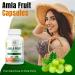 Amla Capsules 1500mg -120 Veg Capsules. Raw and Pure Natural Vitamin C Naturally Boosts Immunity Skin Glow Energy & Abundant Antioxidants. Whole Green SuperFood Nutrition. Non GMO-Gluten Free. - Buy Online on GoSupps.com