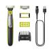 Philips OneBlade 360 Face & Body Wet & Dry Trim Edge & Shave with the 5-in-1 Adjustable Comb and Body Comb QP2834/20 OneBlade Face & Body