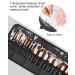 Travel Makeup Brush Holder & Organizer Bag for Women - Black Small Cosmetic Pouch for Brushes & Artist Supplies (Brushes Not Included) - Buy Online on GoSupps.com
