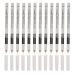 Lot de 12 Crayons Eye-Liner Blancs Waterproof Crayons Illuminateurs Yeux Stylo Maquillage Multi-Usage pour Paupi res et Contour Texture Douce Coffret Professionnel pour Beaut