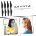Healeved Nose Bridge Cushion 2 Pack Anti-Fog Nasal Pads & Stripes for Comfort & Protection | Black Sponge Nose Brace (10x1cm) - Buy Online on GoSupps.com