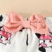 UUAISSO Baby Girls Cow Print Ruffled Long Sleeve Top & Pants Set - 9-12 Months | Infant Clothing Outfit in Pink Milk - Buy Online on GoSupps.com