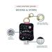Studio Oh! Moons & Stars Hand Sanitizer Holder with Travel Bottle - Refillable Mini Bottle for Clean & Germ-Free Hands on the Go - Buy Online on GoSupps.com