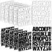 10 Sheets 440 Pieces Iron on Letters, 2 Inch Iron on Vinyl Letters for Clothing, Heat Transfer Letters with A-Z PU Alphabets Sticker, Iron on Letters for Fabric, Clothing T-Shirt Printing DIY Craft A:10 PCS Iron on Letters PU Vinyl