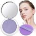 LOPHE Natural Compact Powder waterproof matt powder universal makeup powder mattifying compact for a natural shine porerefining and longlasting fixation purple lilac - Buy Online on GoSupps.com