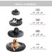 MFOX Calming Dog Bed for Large Dogs | Comfortable Faux Fur Donut Cuddler | Up to 100lbs | X-Large (Grey) - 32 x 24 - Buy Online on GoSupps.com