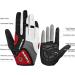 Inbike Men's Bicycle Gloves - Padded 5mm Gel Breathable MTB Gloves for Cycling & Outdoor Activities - Red-Lang Large (21.2 cm Palm) - Buy Online on GoSupps.com