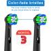 QLEBAO 16Pcs Toothbrush Heads Compatible with Braun Oral B Electric Toothbrush - Black - Buy Online on GoSupps.com