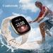 Msksjer Soft Sports Silicone Bracelet for Fitbit Versa 4/3 & Sense/Sense 2 - Starlight Small Replacement Band for Women - Buy Online on GoSupps.com