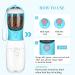 Large 19oz Portable Dog Water Bottle Dispenser with Food Container - Blue - Buy Online on GoSupps.com