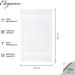 Class Home Collection Terry Guest Towels - 100% Cotton Pack of 4 30x50 cm White - Soft & Absorbent - Buy Online on GoSupps.com