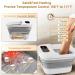 UNIFULL Collapsible Foot Spa Bath | Heated Foot Bath with Remote Control Massage Rollers & Timer | Pedicure Kit for Relaxation & Comfort - Buy Online on GoSupps.com