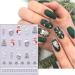 3D Christmas Nail Stickers 6 Sheets 5D Self-Adhesive Embossed Nail Decal Gnome Snowflake Nail Art Decoration Design Supplies - Buy Online on GoSupps.com