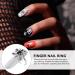 Lurrose Rhinestone Spider Open Ring Stylish Fingernail Protective Cover & Unique Nail Accessory | International Shipping Available - Buy Online on GoSupps.com