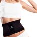 AllyFlex Sports - Small Back Brace for Women and Men, Cooling Fabric Lumbar Support Belt, Ergonomic Compression Brace for Back Support (X-Small/Small)