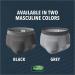 Depend Real Fit Men's Incontinence Underwear, Large/Extra-Large, 52 Count, Maximum Absorbency, Grey - Buy Online on GoSupps.com