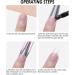 80 Pieces Nail Templates - Self-Adhesive Modeling Stickers for Artificial Fingernails - Perfect for Nail Extension & Design - Buy Online on GoSupps.com