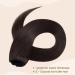 Tess Clip-In Real Hair Extensions - Dark Brown #2 18 Clips 8 PCs 12 (30cm) - Lightweight 55g Affordable Remy Hair Extensions - Buy Online on GoSupps.com