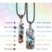 Orgone Chakra Healing Necklace Set in Wooden Box - Crystal Vibe 7 Chakra Pendant - Energy Balancing Gemstone Jewelry - Buy Online on GoSupps.com