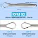 Buy Stainless Steel Tongue Cleaner & Scraper - Cure Bad Breath | Hygienic & Medical Grade for Adults & Kids | 2 Pcs 30g - Buy Online on GoSupps.com