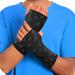 Sparthos Wrist Support Sleeves (Pair)  Medical Compression for Carpal Tunnel and Wrist Pain Relief  Wrist Brace for Men and Women  Made from Innovative Breathable Elastic Blend Medium Midnight Black