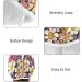 Cartoon Colorful Flower Hair Towel 2 Pack - Super Absorbent Quick Dry Turbans for Women & Girls - Buy Online on GoSupps.com