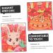 ABOOFAN 60 Pcs 2023 Red Envelope Lunar Rabbit Year Decor Red Money Packets Hongbao Envelopes Red Gifts Money Packet Kids Wallets 2023 Year Red Packet Child Paper Gift Bag New Year As Shown 4x2pcs 16.4X8.9CMx2pcs - Buy Online on GoSupps.com