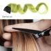 Shop 5 Pcs Arctic Green Clip-In Colored Hair Extensions | 21.7 Inch Synthetic Highlights for Women & Girls - Buy Online on GoSupps.com