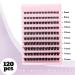 Riya Lash Clusters 120Pcs DIY Eyelash Extensions Natural Look Wispy Fluffy Lashes D Curl 8-16MM Individual Reusable DIY at Home - RY-02 - Buy Online on GoSupps.com