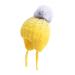 LANGZHEN Toddler Kids Infant Winter Hat Earflap Knit Warm Cap Fleece Lined Beanie for Baby Boys Girls 2-4 Years Yellow