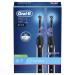 Oral-B Pro 1 790 Electric toothbrush double pack & 1 cross action on the plug brush pressure sensor & timer for tooth cleaning 1 cleaning mode gift man/woman black