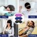 WLLHYF 3 Pack Silk Sleep Eye Mask for Women - Soft & Smooth, Adjustable, Blocking Out Light - Buy Online on GoSupps.com
