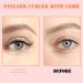 Fychuo Eyelash Curler with Comb and Separator - Includes 2 Refills - Rose Gold Lash Lift Tool - Buy Online on GoSupps.com