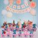 Pink Stitch Cake Cupcake and Wrappers Paper Wraps Decoration Supplies Stitch Cupcake Topper for Kids Birthday Party (Pink) - Buy Online on GoSupps.com