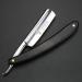Premium Wooden Cut Throat Razor | Straight Edge Barber Razor with Leather Case | Sustainable Herren Shaving Solution - Buy Online on GoSupps.com
