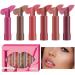  JINGLING JINGLING Glitter Lipstick Nourishing Glossy Lip Care Travel-Friendly Outdoor Party Stick - Pack of 6 Waterproof Sticks - Buy Online on GoSupps.com