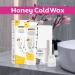 Andmetics Honey Cold Wax | Real Bee Honey for Smooth Skin | 100g Body Wax | Sensitive Skin | Easy Application | Up to 4 Weeks Results - Buy Online on GoSupps.com