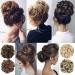 Hair Chignon 1pc Messy Bun Hair Slice Synthetic Curly Hair Bun Ponytail Hair Extensions Elastic Bungee Hair Ties for Daily Wear Messy Bun Hair Piece (Color : 9H19) - Buy Online on GoSupps.com