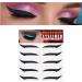 Stick On Glitter Eyeliner - 5 Pairs Instant -Adhesive Eyeliner Stencil Glitter Sticker Eyeliner Tool Makeup Eyeliner Stickers Winged Eyeliner Stencil for Eye Makeup Tool Passi Black (Five Pairs) - Buy Online on GoSupps.com