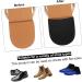 FRCOLOR Anti-Slip Stickers for Women Heels - 3 Pairs Clear Shoe Sole Protectors & Inserts for Enhanced Grip | Beige Rubber Pads - Buy Online on GoSupps.com