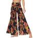 HAIBING Wide Leg Pants Soft and Patterned Wide Legs Elegant and Stylish Pants for Women. (S) - Buy Online on GoSupps.com
