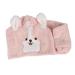 WOONEKY Cartoon Dry Hair Cap Caps Hair Bonnet Towel Bath Hat Adorable Dry Hair Hat Quick Drying Bath Cap Comfortable Drying Hat Coral Fleece Hair Hat Bath Water Absorbent Drying Hat Pink Pink 60x21cm