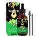 Black Castor Oil for Eyelashes and Eyebrow Growth 60ML Cold Pressed Castor Oil for Hair Growth Nails & Skin Promote Hair Growth Strengthen Hair Roots and Prevent Bifurcation