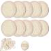 10 Pcs Exfoliating Facial Loofah Scrubbers Natural Face Exfoliator Pad Cleanser Sponges Reusable 100% Natural Loofah Sponge Manual Facial Cleansing Scrubber Handheld Pad for Men and Women