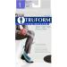Truform Men's 20-30 mmHg Compression Thigh High Dress Socks - Black, Large (1 Pair) - Buy Online on GoSupps.com