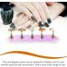 Beavorty Nail Stand 1 Set Nail Stand for Press on Fake Acrylic Nail Stand Nail Tips Practice Display Holder Fingernail DIY Nail Stand False Nail Manicure Tool with Base for Salon Home B 12.8x3.9x3cm As Shown - Buy Online on GoSupps.com