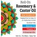 Roll-On Rosemary & Castor Hair Growth Oil from HAIR ACADEMY LONDON | Targeted scalp treatment for visible thickness uneven hairlines and thinning hair | 9 plant oils + Bata - Buy Online on GoSupps.com