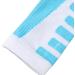 Sports Heel Socks Sectional Compression Restraint Free Foot Sleeves for Athlete (White and Blue) - Buy Online on GoSupps.com
