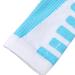 Foot Sleeve for Flexible Movement - Sectional Compression Sports Heel Socks (White & Blue) | Enhance Performance & Comfort - Buy Online on GoSupps.com